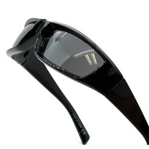 Men Sunglasses Dark Black Lens Hip Hop Rapper Gangster Style Fashion Designer‎